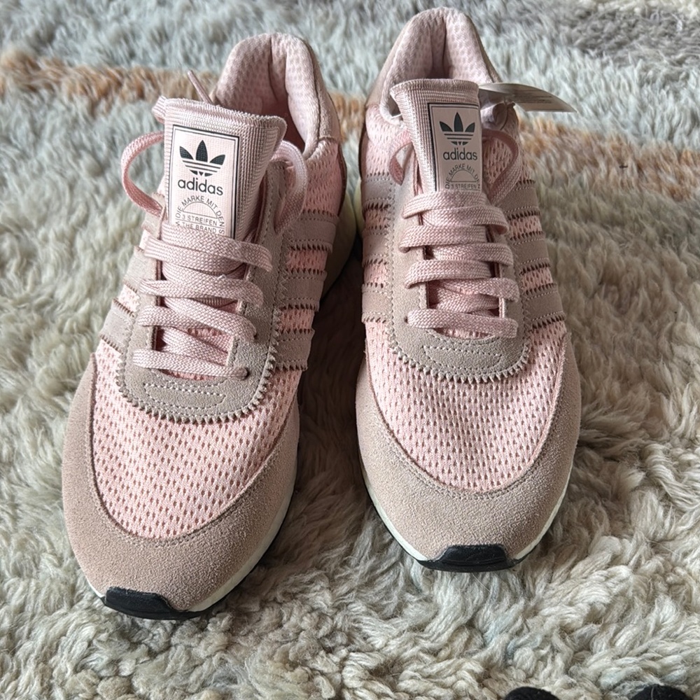 Adidas Soft Pink Mesh Sneakers